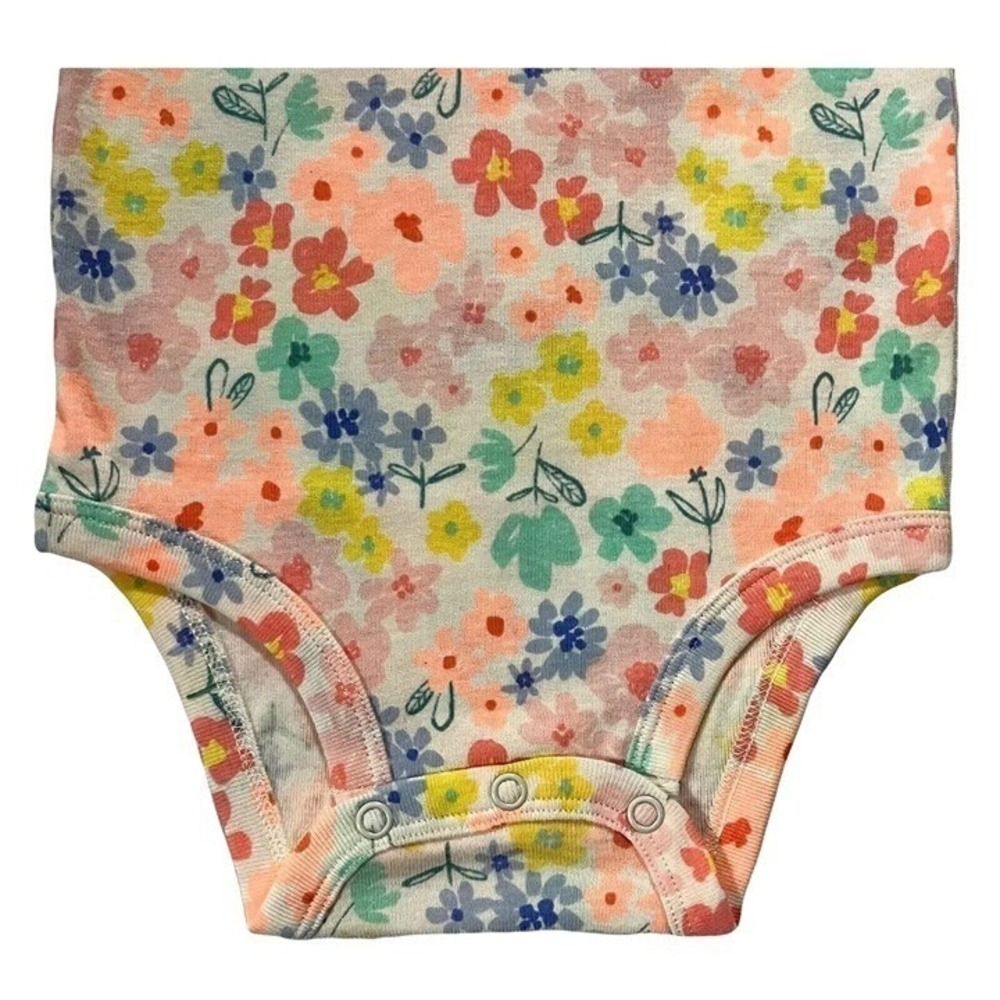 Carters Baby Girls 2-Piece Shorts & Floral Bodysuit Outfit Set 12M Multicolor - Picture 3 of 6